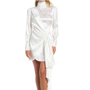 NWOT RONNY KOBO Ria Side Knot Satin Dress